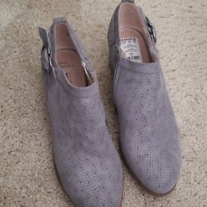 Light blue booties from Sonoma for Kohls